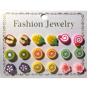 Fruit Style Fashion Stud Earrings